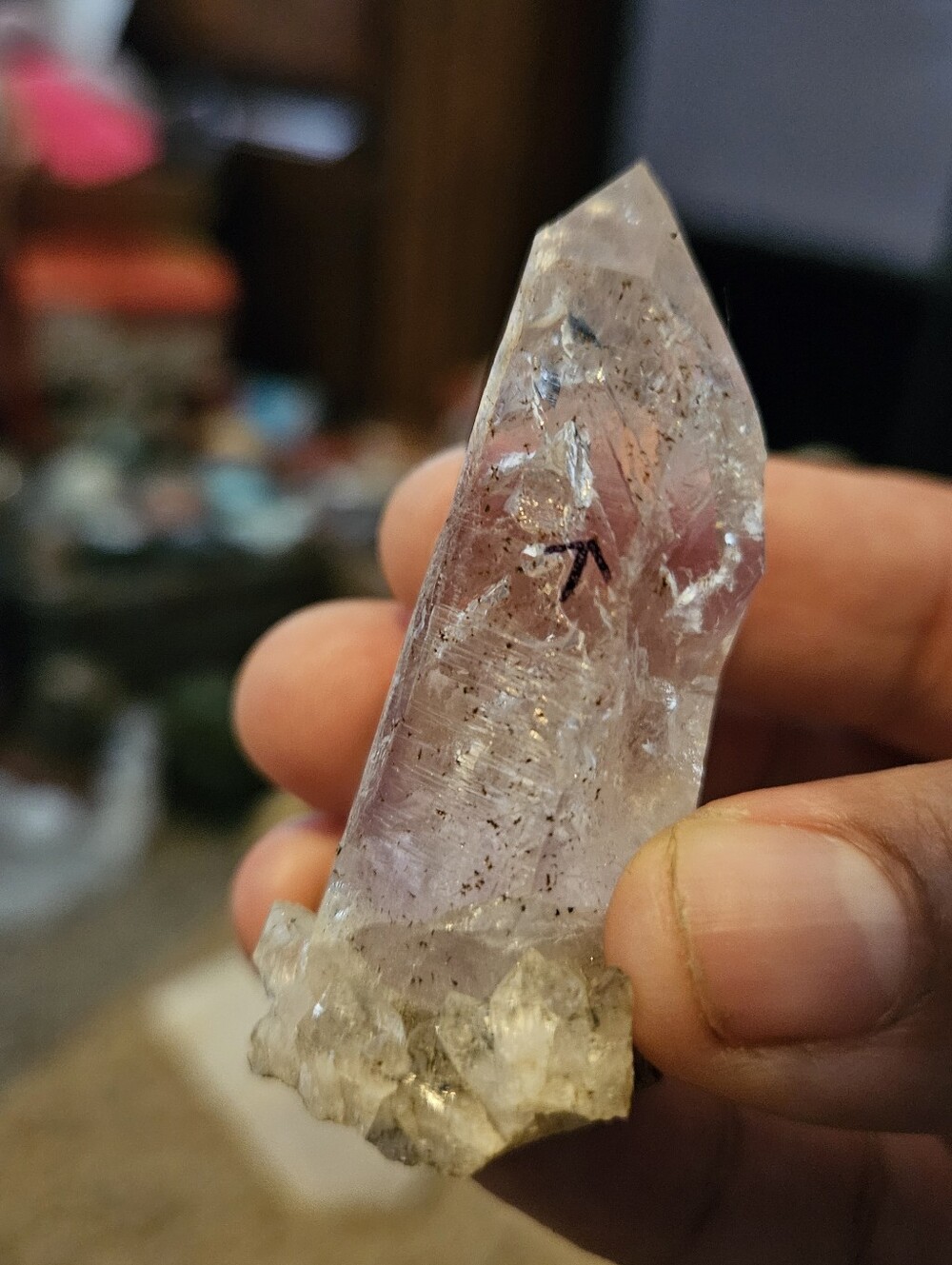 Amethyst Elestial Quartz Enhydro